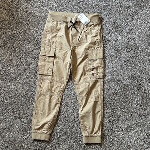 Boys Tan Cargo Pants